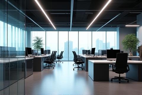 Sleek corporate office in Bandra Kurla Complex