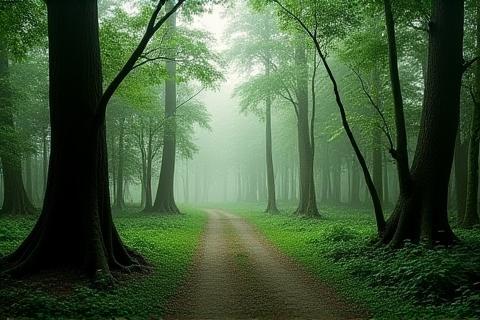 Lush forest area near Mumbai