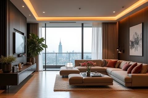 Modern residential interior in Mumbai
